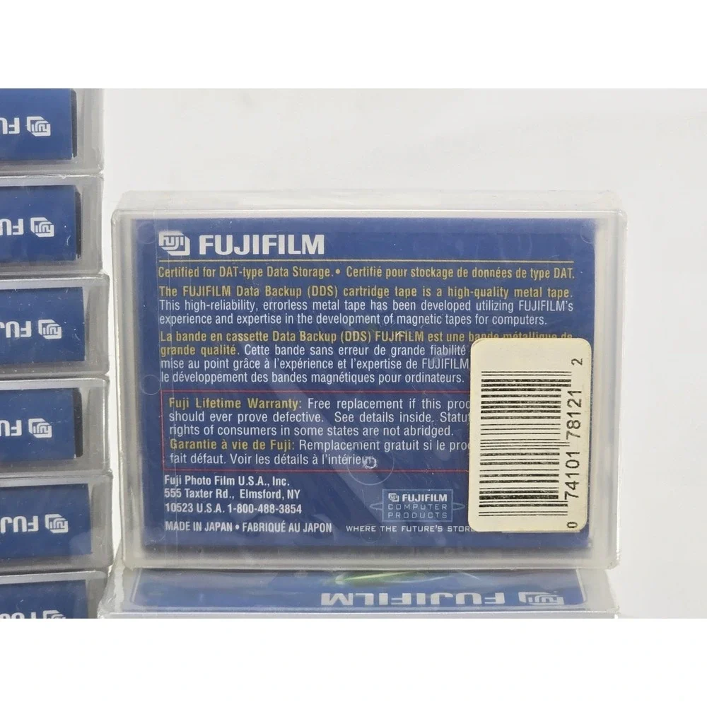 9 Fujifilm 125M & 4 120M DDS3 4mm Data Tape Digital Data Storage DDS3 Bundle